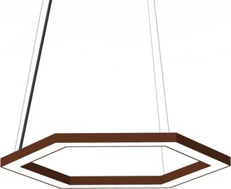 Lumicom Esagono L&aacute;mpara De Techo &Oslash;40 Monocolor Mate