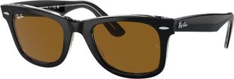 Ray-Ban ORIGINAL WAYFARER CLASSIC Brown Square Unisex Sunglasses RB2140 129433 54