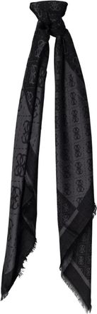 Guess Accessoires, Dames, Zwart, ONE Size, Dames Sjaals Lindsey Jcqud Kefiah 120x 120