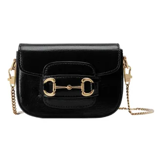 Gucci (WMNS) Gucci Horsebit 1955 Super Mini Bag Black 760253-AAA7G-1000