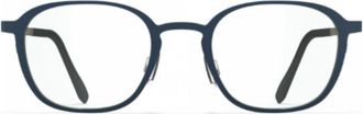 Blackfin Bf1053 Lofoten Modern Rectangular Blue Eyeglasses with Titanium Frame