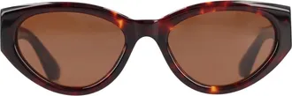 Rotate Cat Eye Tortoiseshell Frame Sunglasses
