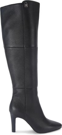 Kurt Geiger Womens Leather Kgl Panelled Knee Boots - Black - Size UK 8