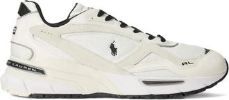 Polo Ralph Lauren Trackseter trainers - men - Calf Leather/Polyester/Polyurethane/Rubber/Polyester/Polyurethane - 10 - White