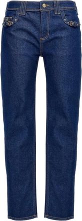 Versace Jeans Couture Dames, Jeans, Blauw, Maat: W28 Katoen