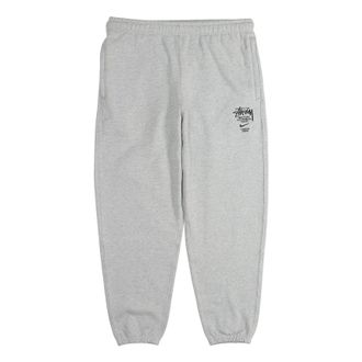 St&uuml;ssy x Nike NRG ZR Fleece Pants Heather Grey DC4228-050