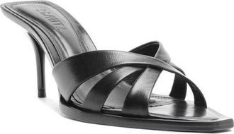 Schutz Keefa Leaf Mule in Black at Nordstrom, Size 10.5