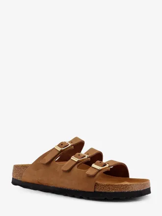 Birkenstock Womens Florida Suede Sandals Brown
