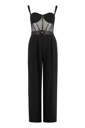 Elisabetta Franchi Lightweight Crêpe And Tulle Suit