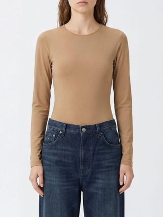 Maison Margiela Crewneck Long-Sleeved Jersey Bodysuit with Logo