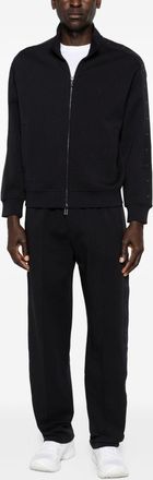 Emporio Armani Cotton Zip Sweatshirt - Black