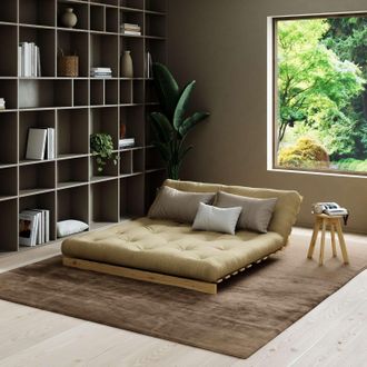Karup Design Daybett »Daybett Roots Schlafsofa - Gästebett & Sofa aus FSC-Kiefer« Inkl. Futonmatratze, in mehreren Grössen & Farben erhältlich