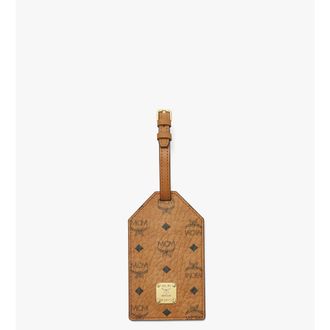 MCM Ottomar Luggage Tag In Visetos