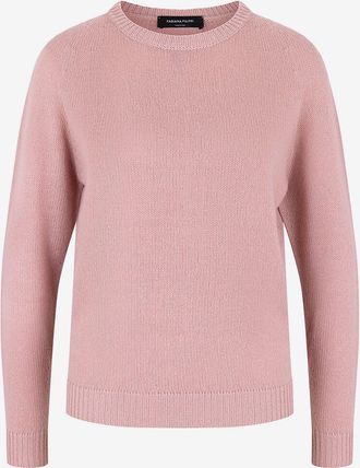 Fabiana Filippi Nahtloser Kaschmirpullover mit Rundhals