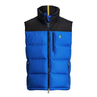 Polo Ralph Lauren Mens Gorham Color-Blocked Down Vest, Size X-Large