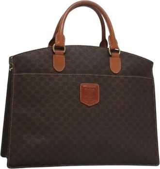 Celine Tweedehands leren handtassen - Dames - Vintage Handtas - Bruin - ONE Size - Leer - Vintage