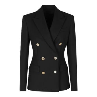 Dondup Blazer cruzado - Jackets - Mujer - Negro - S