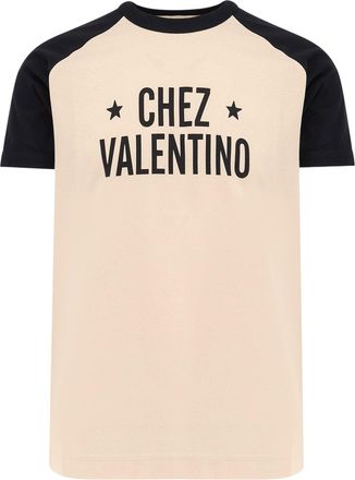 Valentino Chez Valentino Cotton T-Shirt-Uomo