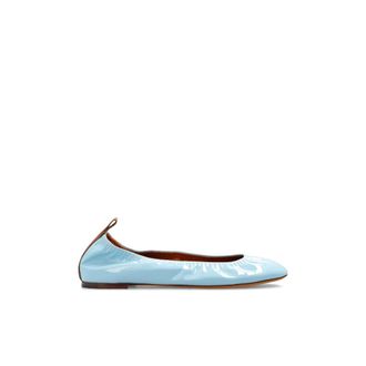 Lanvin Ballerinas, female, Blue, Size: 7 US Leather Ballet Flats