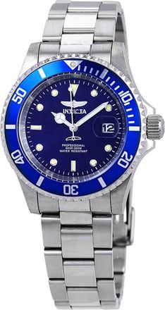 Invicta Pro Diver Blue Dial Stainless Steel 40 mm Mens Watch 26971
