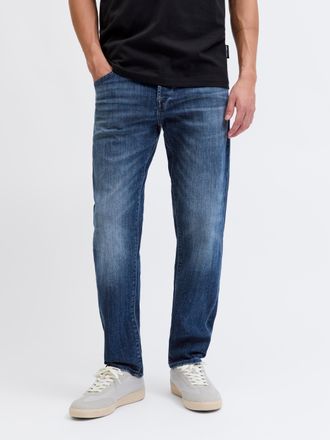 Jack & Jones Tapered-fit-Jeans JACK & JONES JJIMIKE JJCADE GE 632 NOOS, Herren, Gr. 28, L&auml;nge 32, blau denim, Denim/Jeans, Obermaterial: 98% Baumwolle, 2% Elasthan