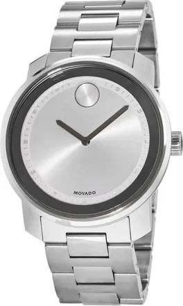 Movado Bold Silver Dial Stainless Steel 43mm Mens Watch 3600257