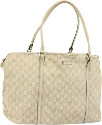 Gucci Pre-owned Tote Bags, female, Beige, Size: ONE SIZE Pre-owned Vintage Tote Bag