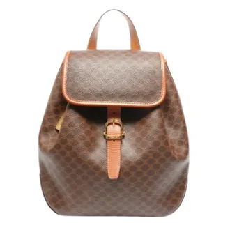 Celine Pre-owned Backpacks, female, Brown, Size: ONE SIZE Pre-owned Macadam Backpack