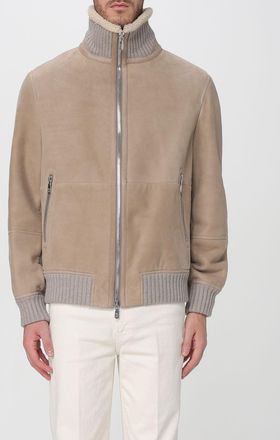 Brunello Cucinelli Bomber Brunello Cucinelli in pelle scamosciata e shearling