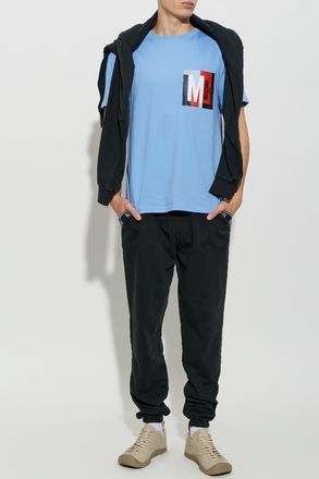 Moschino Swim T-shirt, Mens, Blue