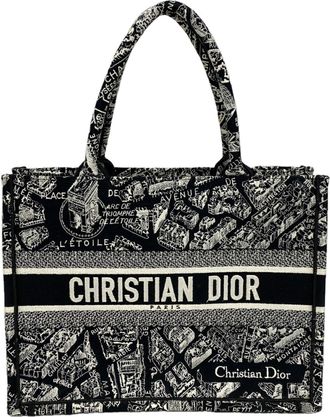 Dior Black Canvas Tote Bag (Pre-Owned)