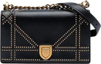 Dior Pre-owned Cross Body Bags, female, Black, Size: ONE SIZE Pre-owned Vintage Cross Body Bag