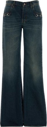Gucci Denim Wide Leg Jeans