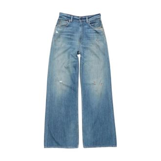 Acne Studios Wide Jeans, female, Blue, Size: W27 Jeans
