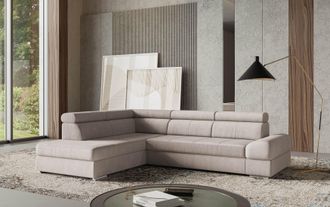 Sit&more Ecksofa »Broadway L-Form« mit verstellbaren Kopfteilen, wahlweise mit Bettfunktion