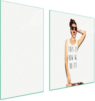 OEM Placa Protectora De Vidrio Para Estufa 90x52 Mujer