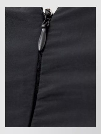 Lardini polyester v-neck long-sleeve midi dress