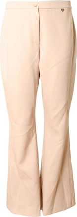 Am&eacute;lie & Am&eacute;lie Belgique Broek - Dames - Wijde Broeken - Beige - M - Broeken