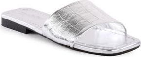 Seychelles Paris Slide Sandal in Silver at Nordstrom Rack, Size 7.5