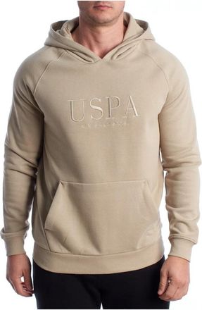 U.S.Polo Association Hoodies - Heren - Hoodies - Beige - 4XL - Katoen - Hoodies & sweatvesten