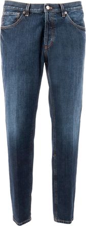 Dondup Medium Blue Brighton Tapered Jeans