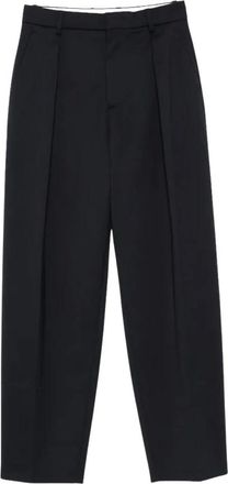 N&deg;21 Rechte broek - Dames - Broeken - Blauw - Maat: L Leer
