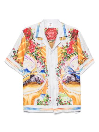 Casablanca La Tornade de Rose shirt - Blue