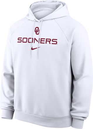 Nike Oklahoma Premium Performance Nike Mens Dri-FIT College Pullover Hoodie in White | 03EJ10AOKN-YT6