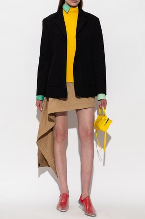 Loewe Asymmetrical Skirt, Womens, Beige