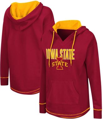 Colosseum Womens Colosseum Cardinal Iowa State Cyclones Tunic Pullover Hoodie at Nordstrom, Size Small