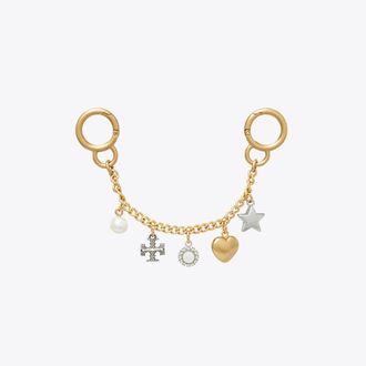 Tory Burch Womens Charms Key Ring, One Size