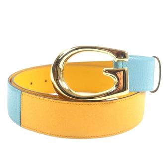 Gucci Pre-owned Vintage Riem - Heren - Vintage Accessoires - Veelkleurig - ONE Size - Leer - Vintage