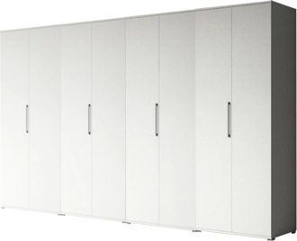 OEM Armadio Multiuso 8 Ante Bianco 320x52x207 Cm