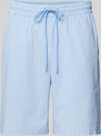 Pegador Regular Fit Sweatshorts mit Label-Detail Modell RATON in Hellblau, Gr&ouml;&szlig;e XXL